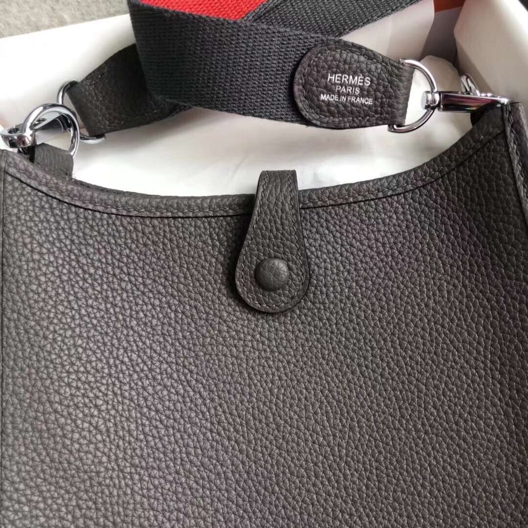 에르메스 미니 에블린16 그리스메이어 은장 토고가죽